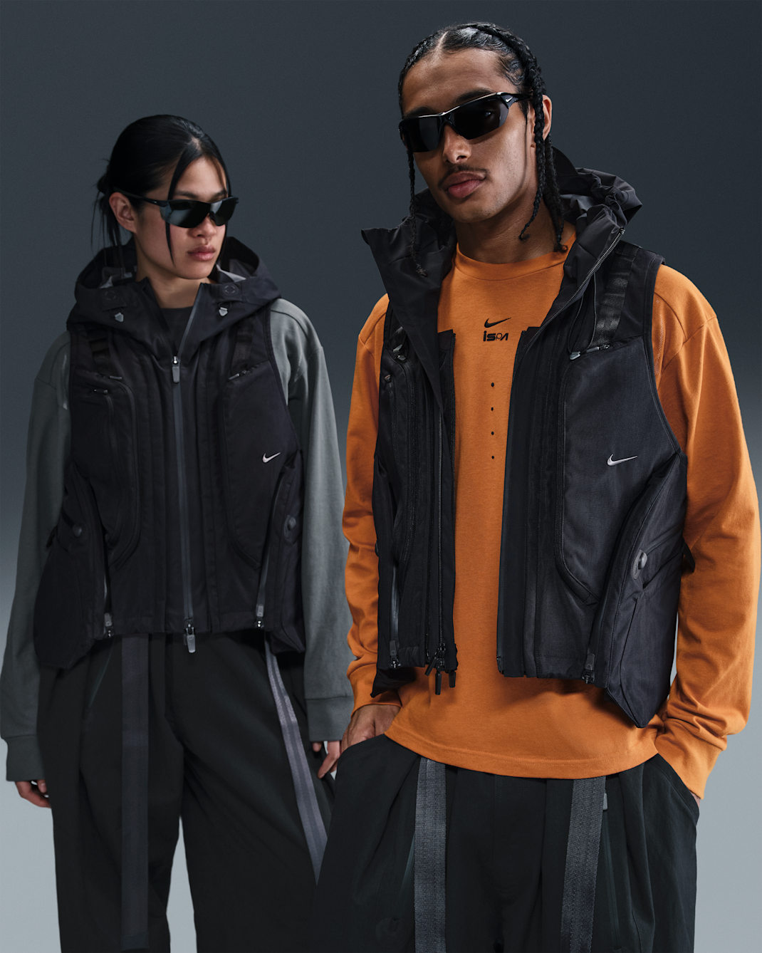 Nike ISPA Modular Gilet - Black/Black/Iron Grey