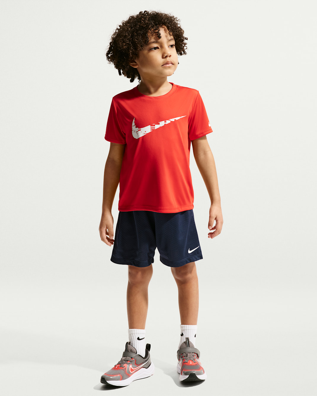 Nike Little Kids' Dri-FIT Multi Mesh Shorts - Midnight Navy