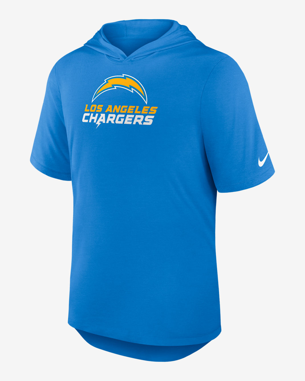 Los Angeles Chargers Men's Nike Dri-FIT NFL Hooded T-Shirt - Powder Blue