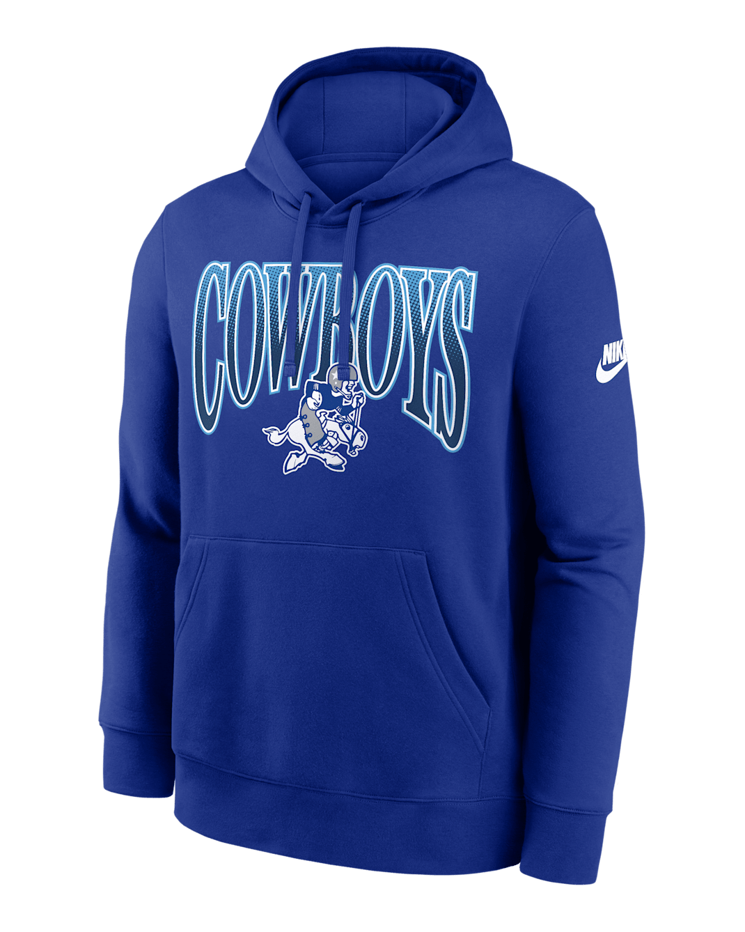 Dallas Cowboys Primetime Logo Club Men's Nike NFL Pullover Hoodie - Royal