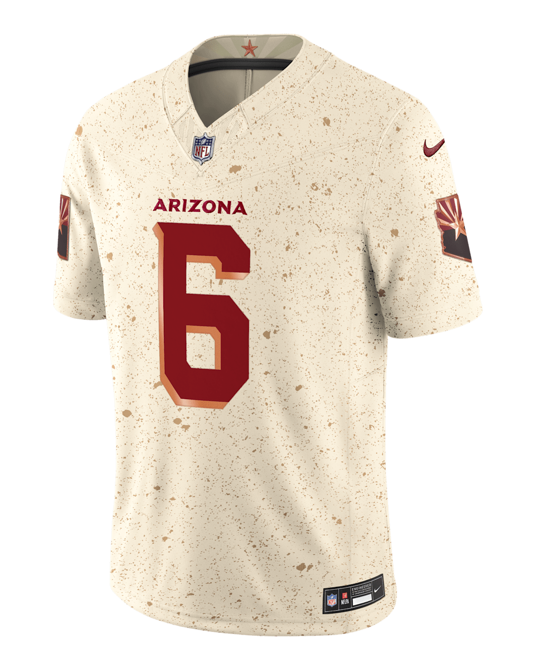 James Conner Arizona Cardinals Rivalries Collection Men's Nike Dri-FIT NFL Limited Jersey - Natural