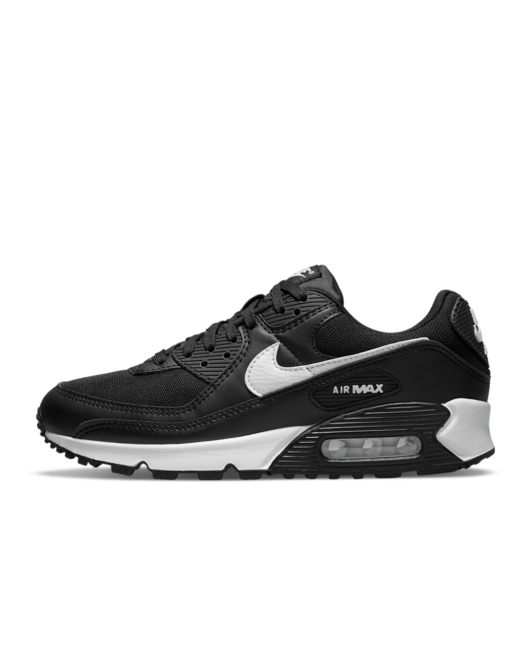 Tenis para mujer Nike Air Max 90 - Negro/Negro/Blanco