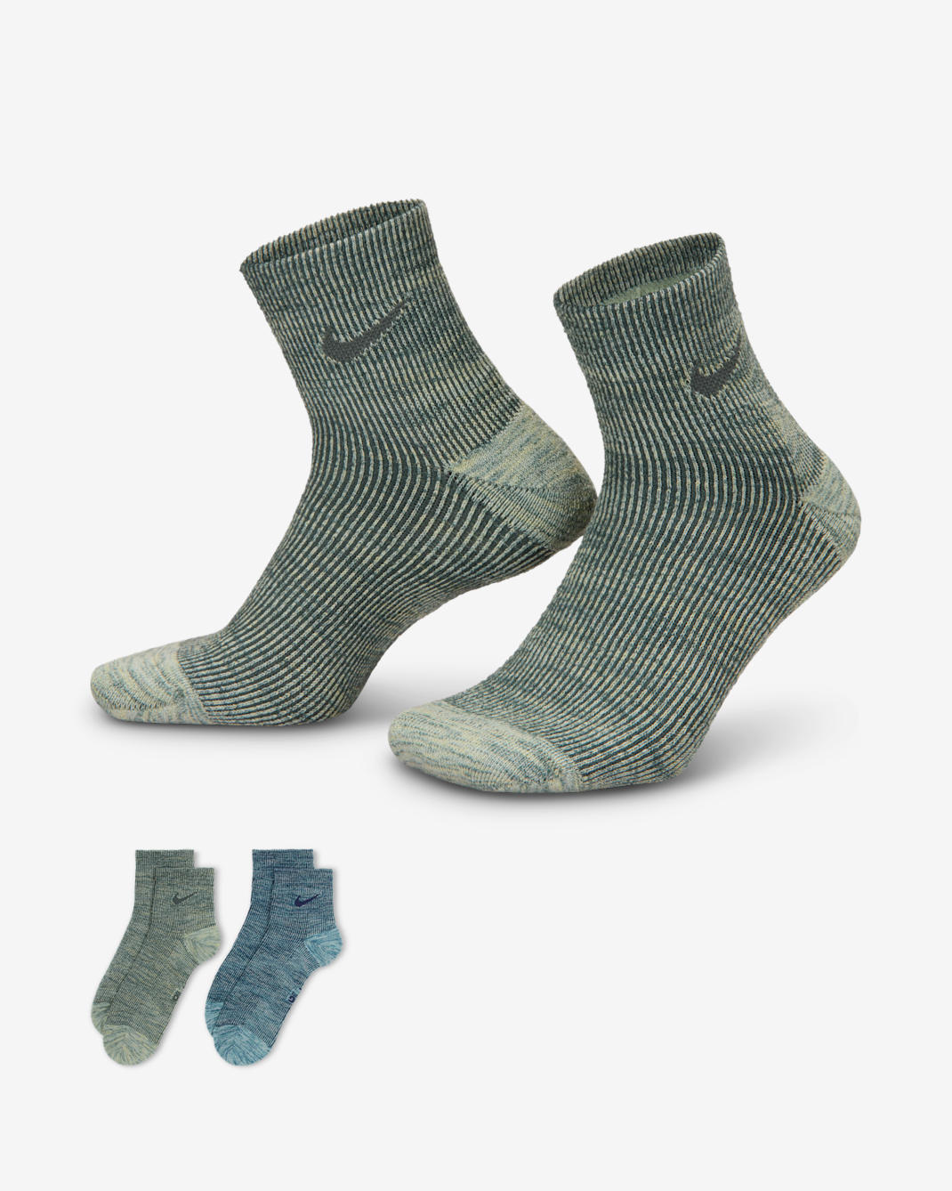 Calcetines al tobillo acolchados (2 pares) Nike Everyday - Multicolor