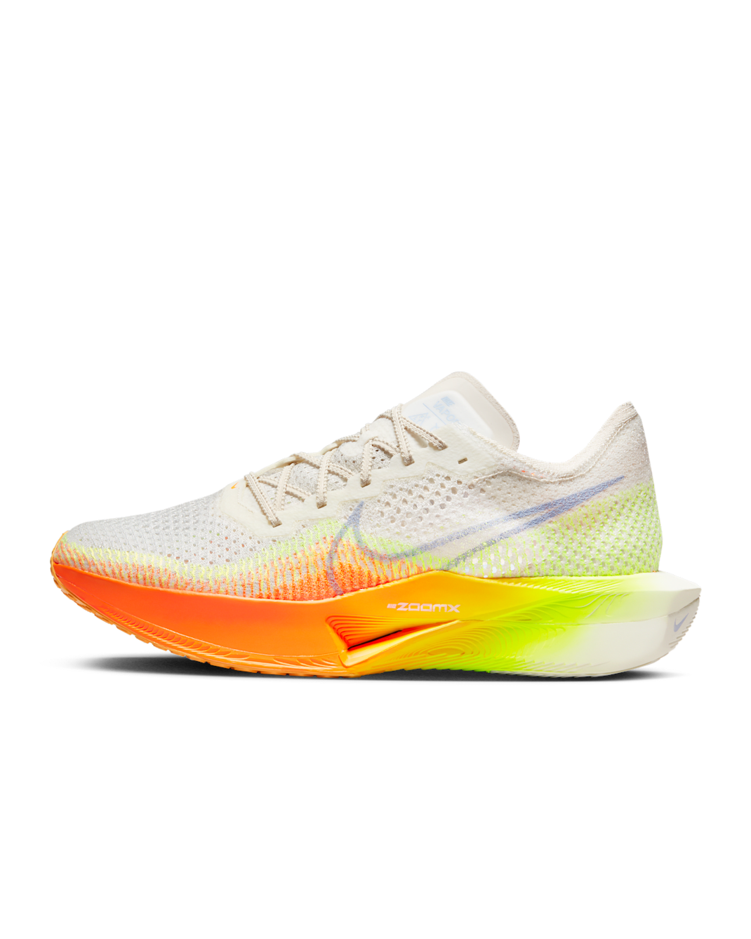 Nike Vaporfly 3 Men's Road Racing Shoes - Sail/Total Orange/Volt/Cobalt Bliss