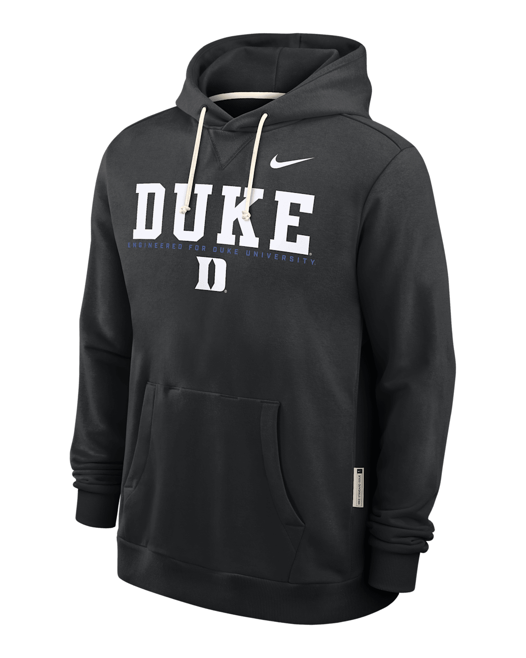 Duke Sideline Men's Nike Dri-FIT College Pullover Hoodie - Black