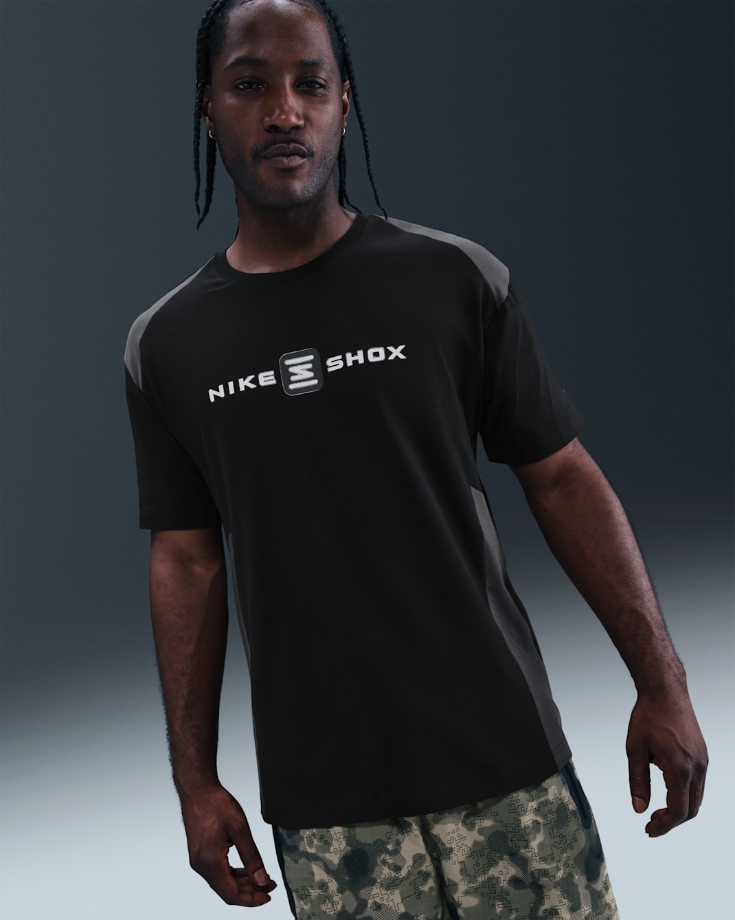Nike Sportswear Shox-T-shirt til mænd - sort/Anthracite/sort
