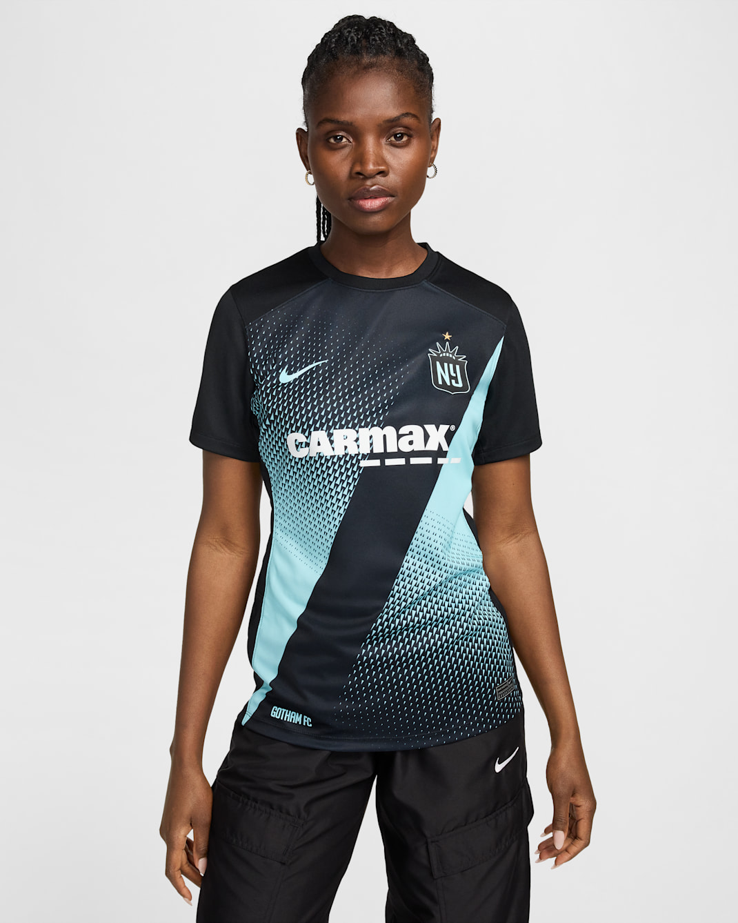 NJ/NY Gotham FC 2024 Stadium Primary Women's Nike Dri-FIT NWSL Replica Jersey - Black