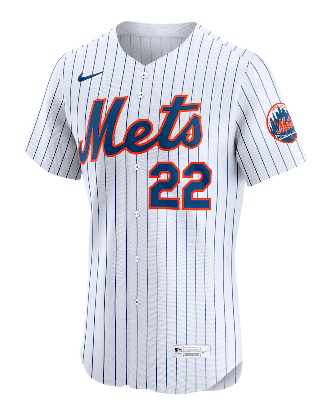 Jersey Nike Dri-FIT ADV de la MLB Elite para hombre Juan Soto New York Mets - Blanco