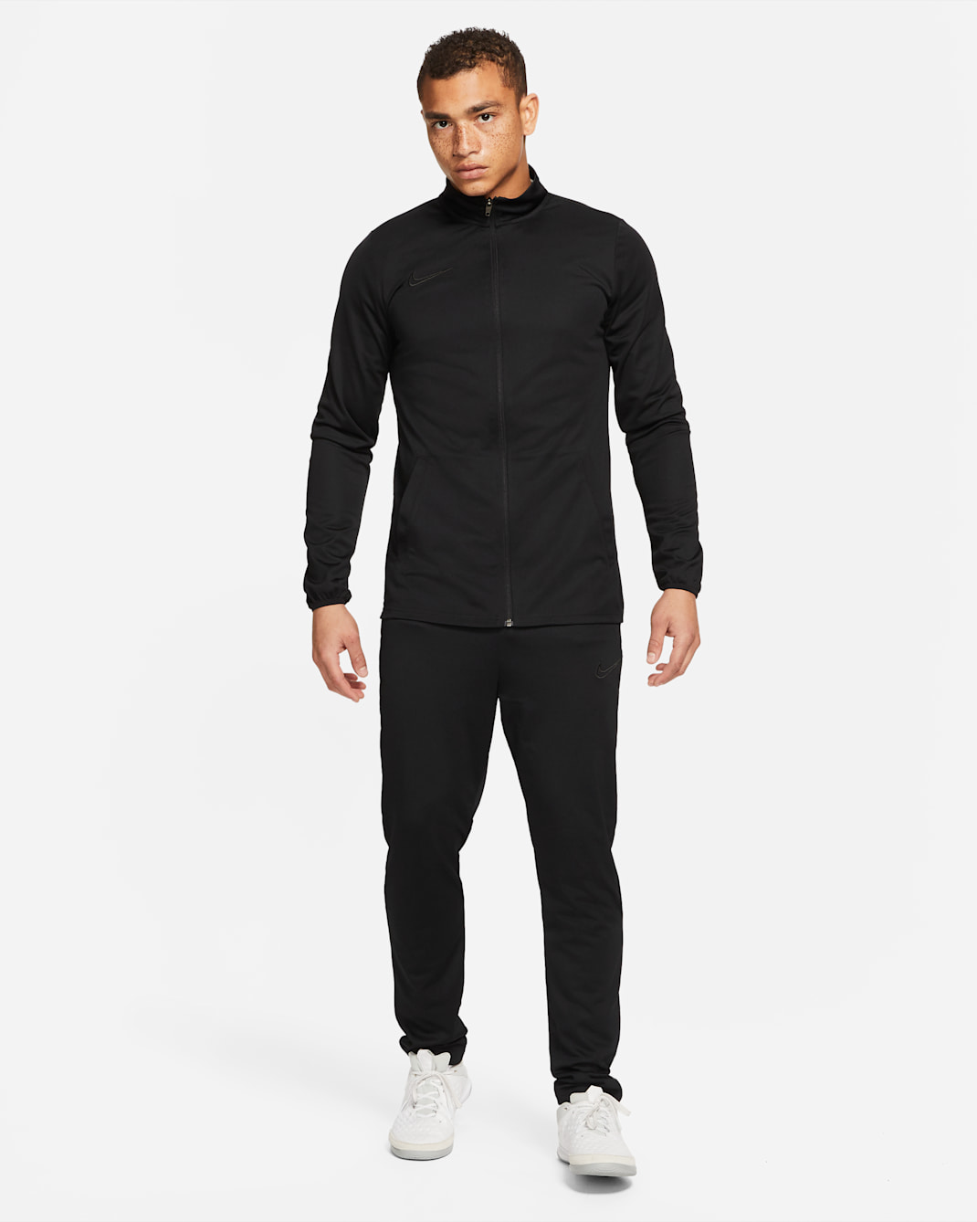 Nike Dri-FIT Academy Men's Knit Football Tracksuit - Black/Black/Black