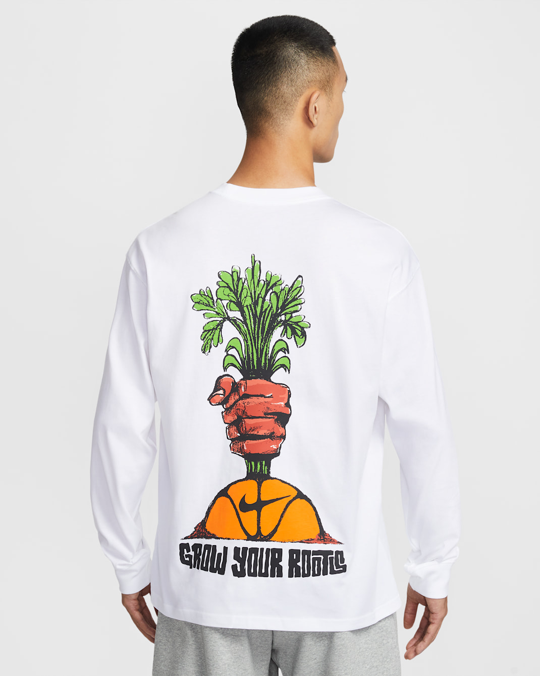 Nike Essential Men's Basketball Long-Sleeve T-Shirt - White