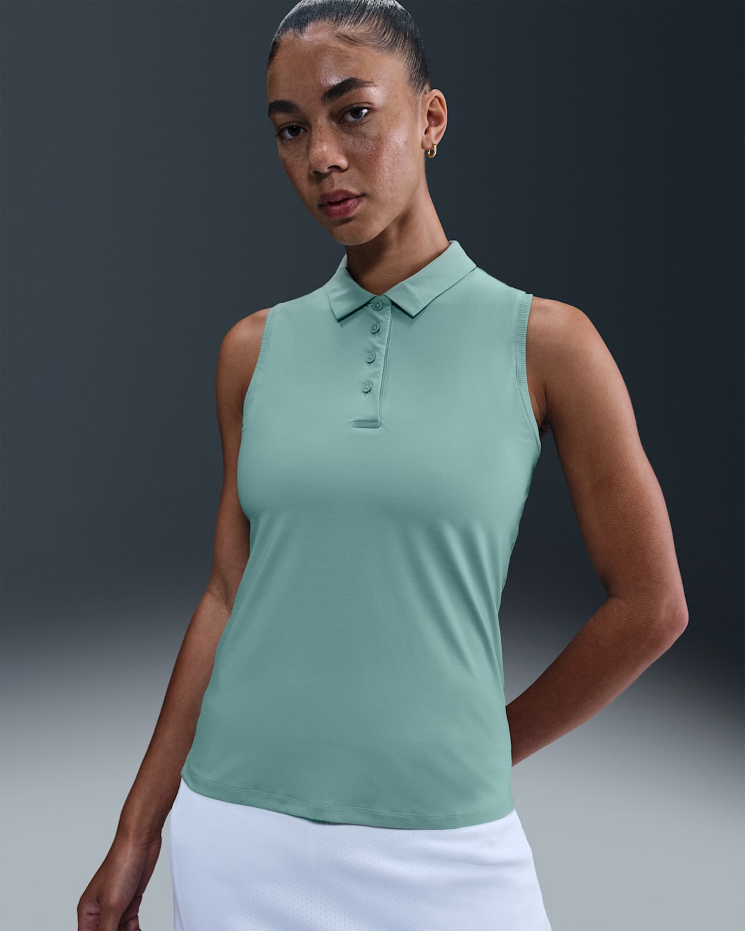 Nike Victory Women's Dri-FIT Sleeveless Polo - Cannon/White