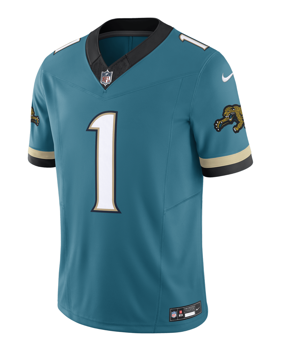 Jersey de fútbol de la NFL Nike Dri-FIT Limited para hombre Travis Etienne Jr. Jacksonville Jaguars - Azul verdoso
