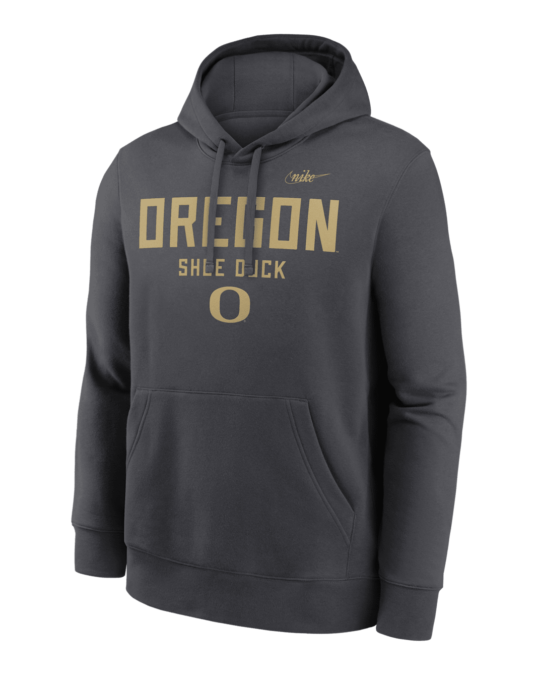 Oregon Alt Men's Nike College Pullover Hoodie - Anthracite