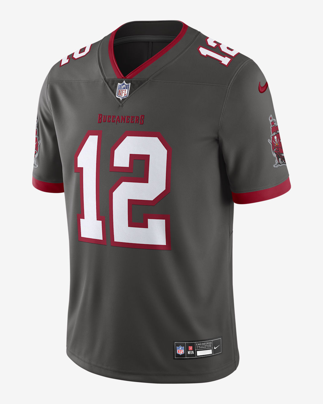 Tom Brady Tampa Bay Buccaneers Men's Nike Dri-FIT NFL Limited Football Jersey - Pewter