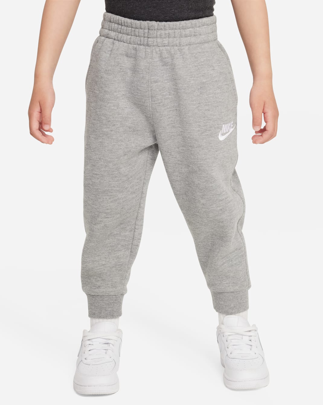 Nike Sportswear Club Fleece Toddler Full-Zip Hoodie - Dark Grey Heather