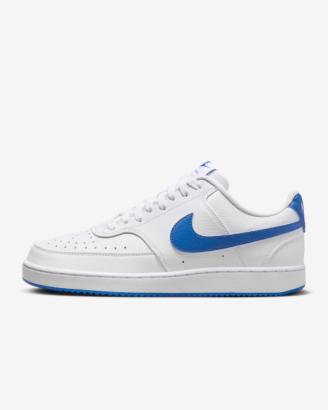 Nike Court Vision Low Men's Shoes - White/White/Royal Blue