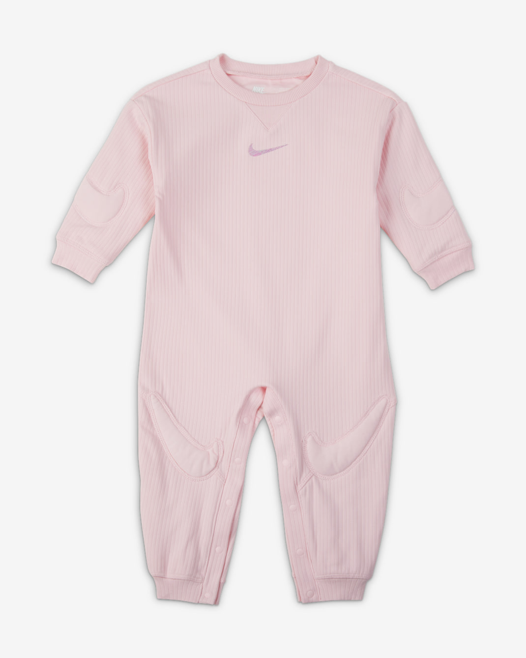 Ολόσωμη φόρμα Nike "Ready, Set" για βρέφη - Pink Foam