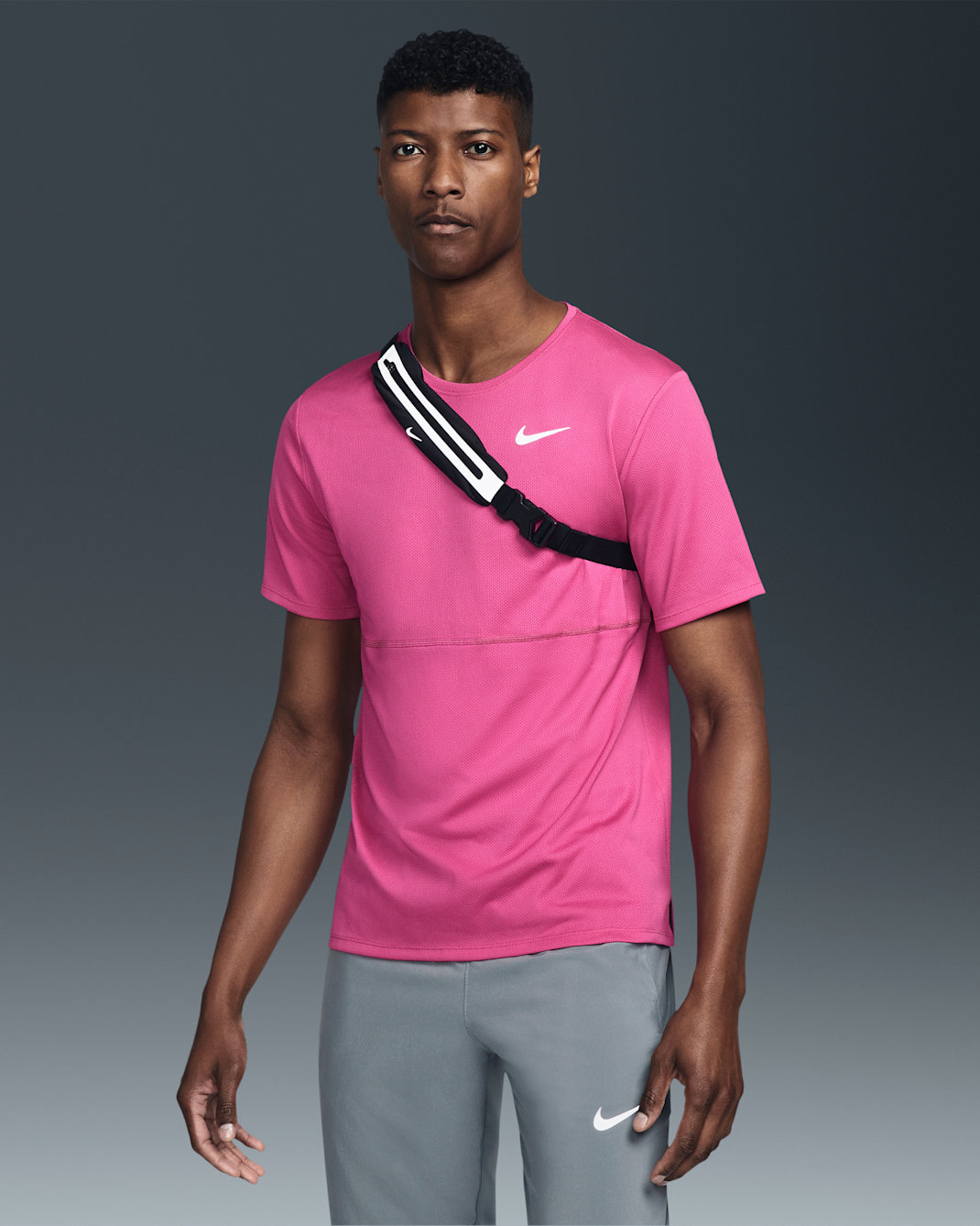 Nike Slim Running Fanny Pack - Black/Silver