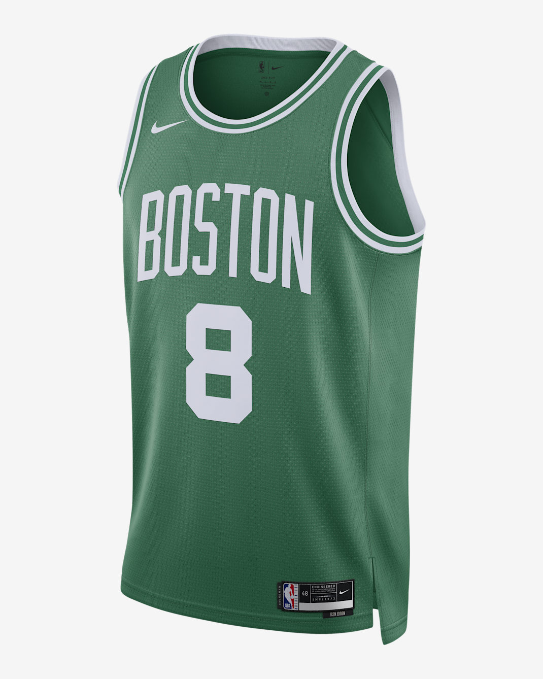 Jersey Nike Dri-FIT de la NBA Swingman para hombre Boston Celtics Icon Edition - Trébol