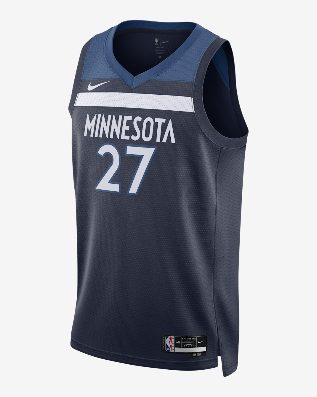 Jersey Nike Dri-FIT de la NBA Swingman para hombre Minnesota Timberwolves Icon Edition - Azul marino universitario