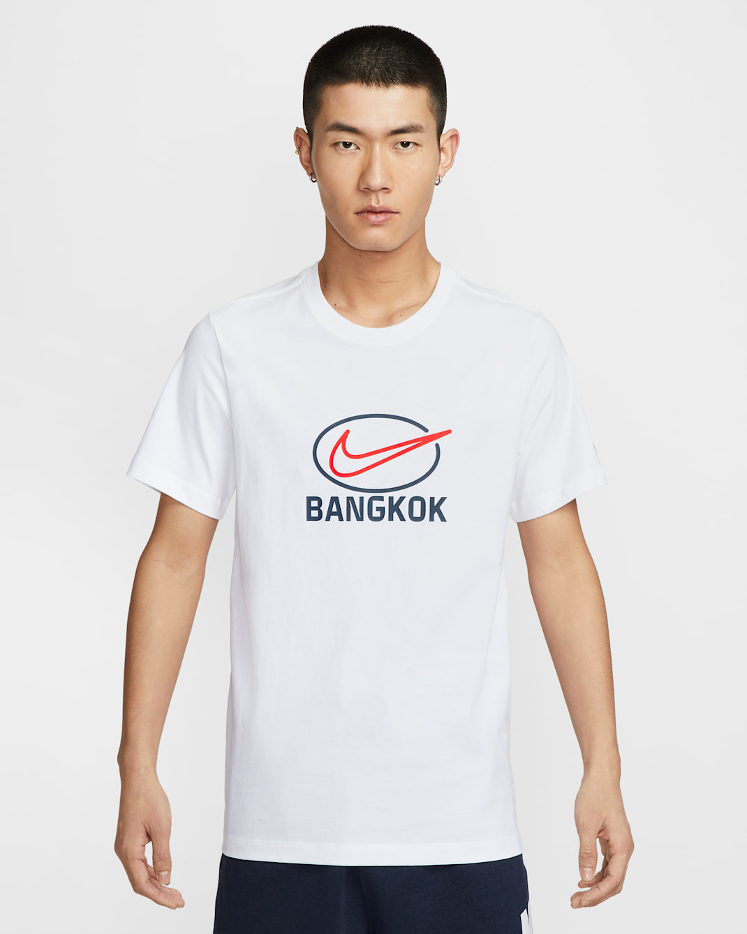 เสื้อยืด City ผู้ชาย Nike Sportswear - ขาว/ขาว
