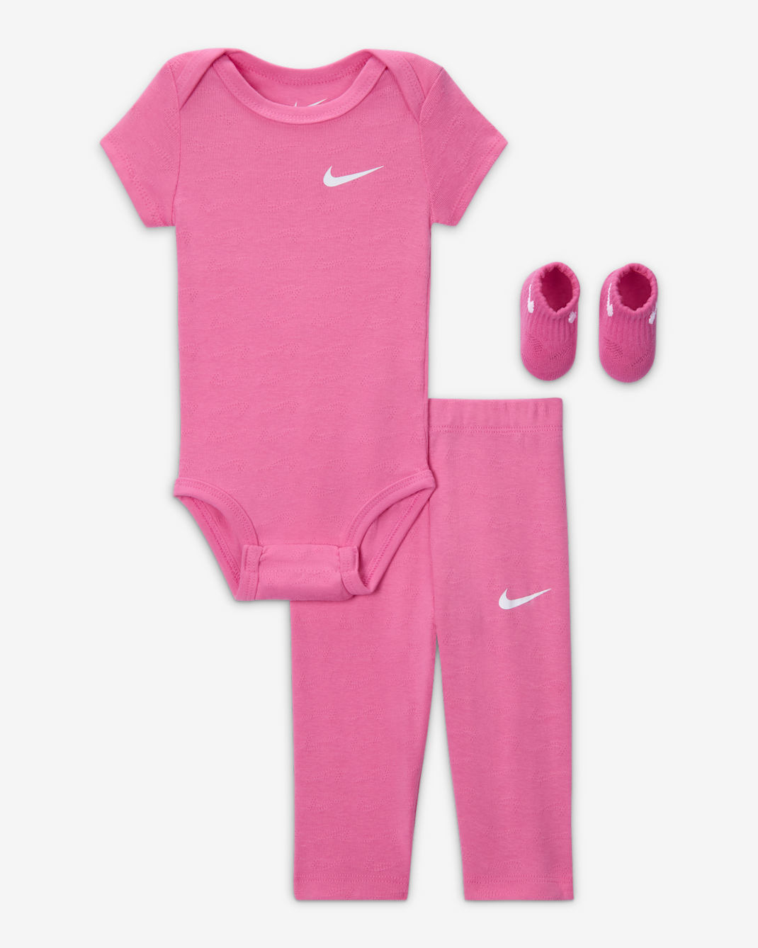 Nike Baby 3-Piece Pointelle Set - Playful Pink