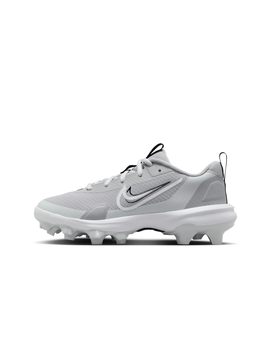 Tacos de béisbol para niños grandes Nike Force Trout 9 Pro MCS - Gris lobo/Platino puro/Negro/Blanco
