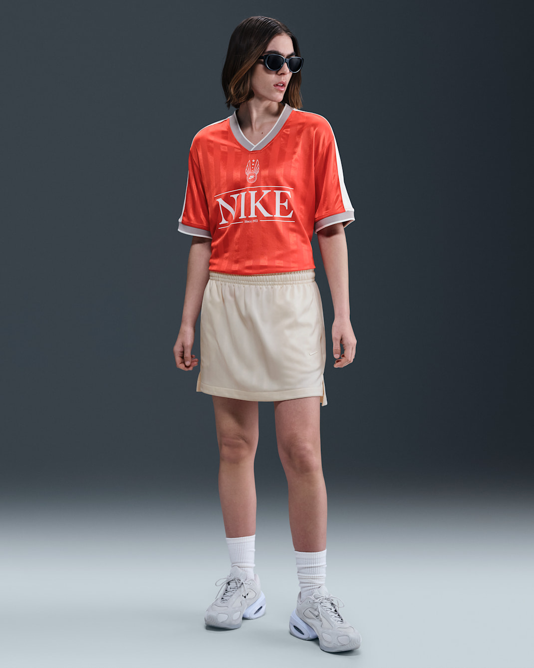 Nike Sportswear Women's Jacquard Striped Skirt - Pale Ivory/Sail