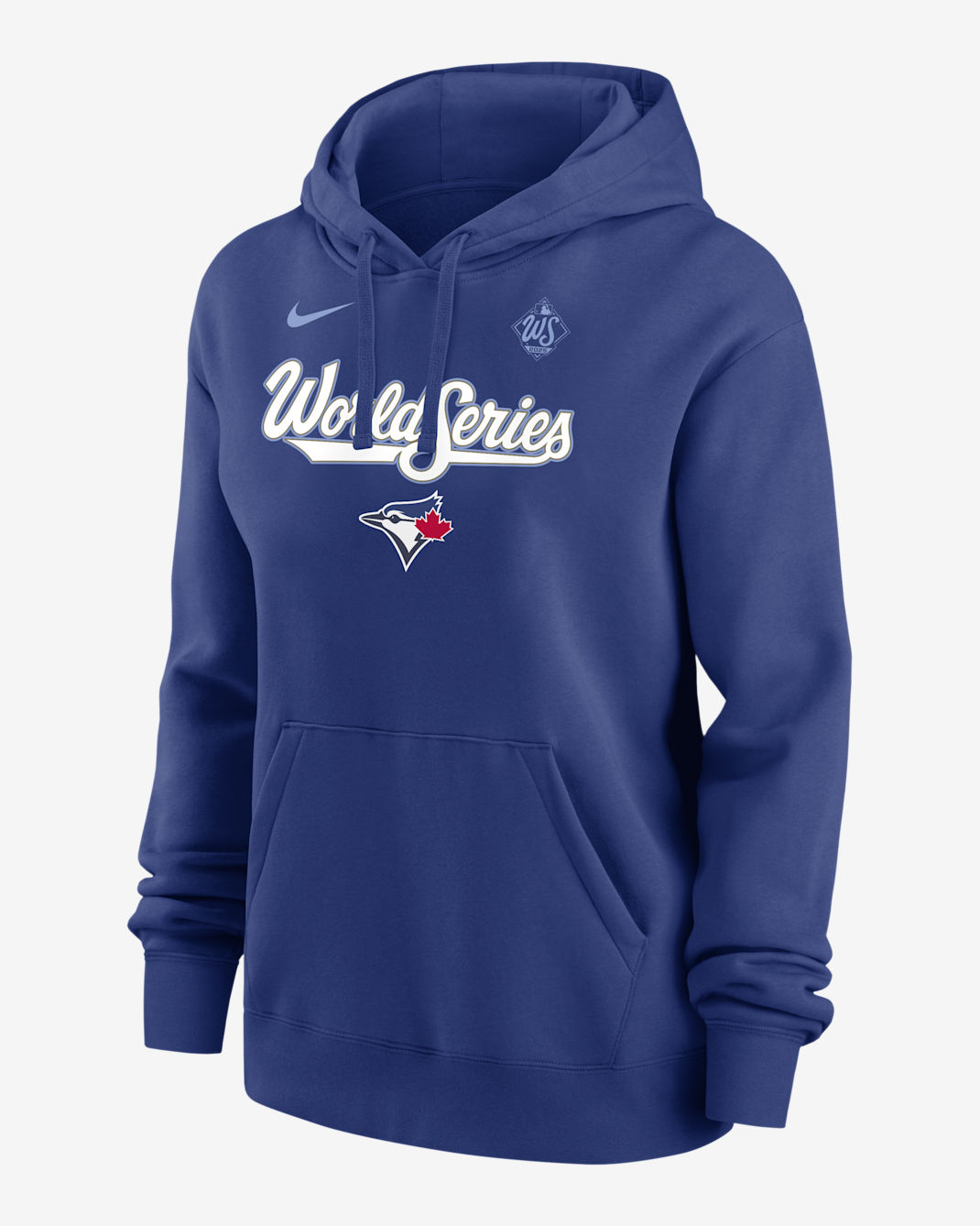 Toronto Blue Jays 2025 World Series Participant Authentic Collection Women's Nike MLB Pullover Hoodie - Rush Blue
