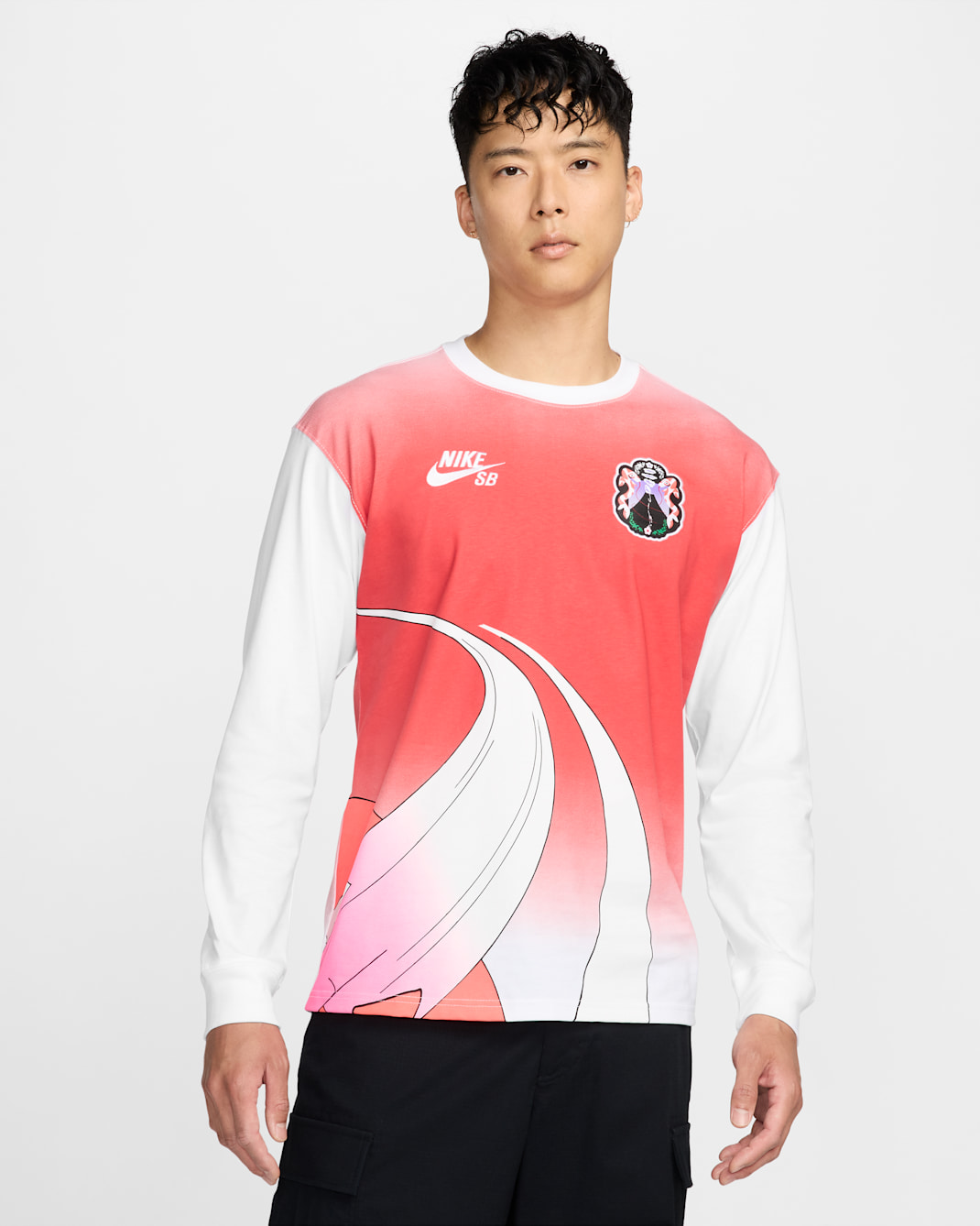 Nike SB Japan Long-Sleeve Skate T-Shirt - White