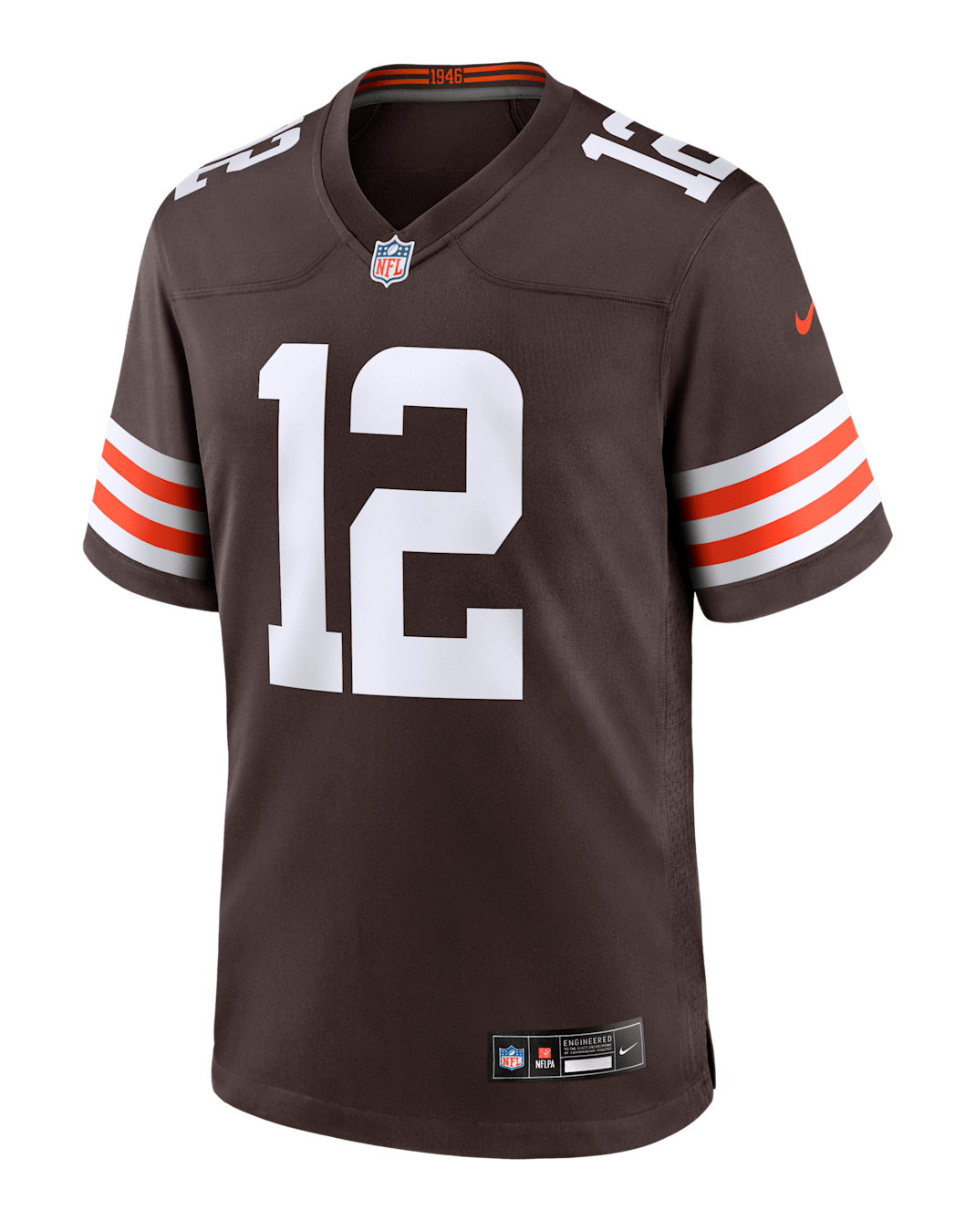 Shedeur Sanders Cleveland Browns 2025 NFL Draft Men's Nike NFL Game Jersey - Brown
