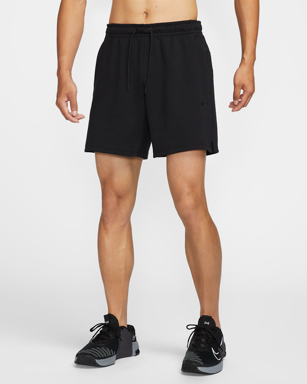 Nike Primary Fleece Men's 7" Dri-FIT UV Unlined Performance Shorts - Black/Black
