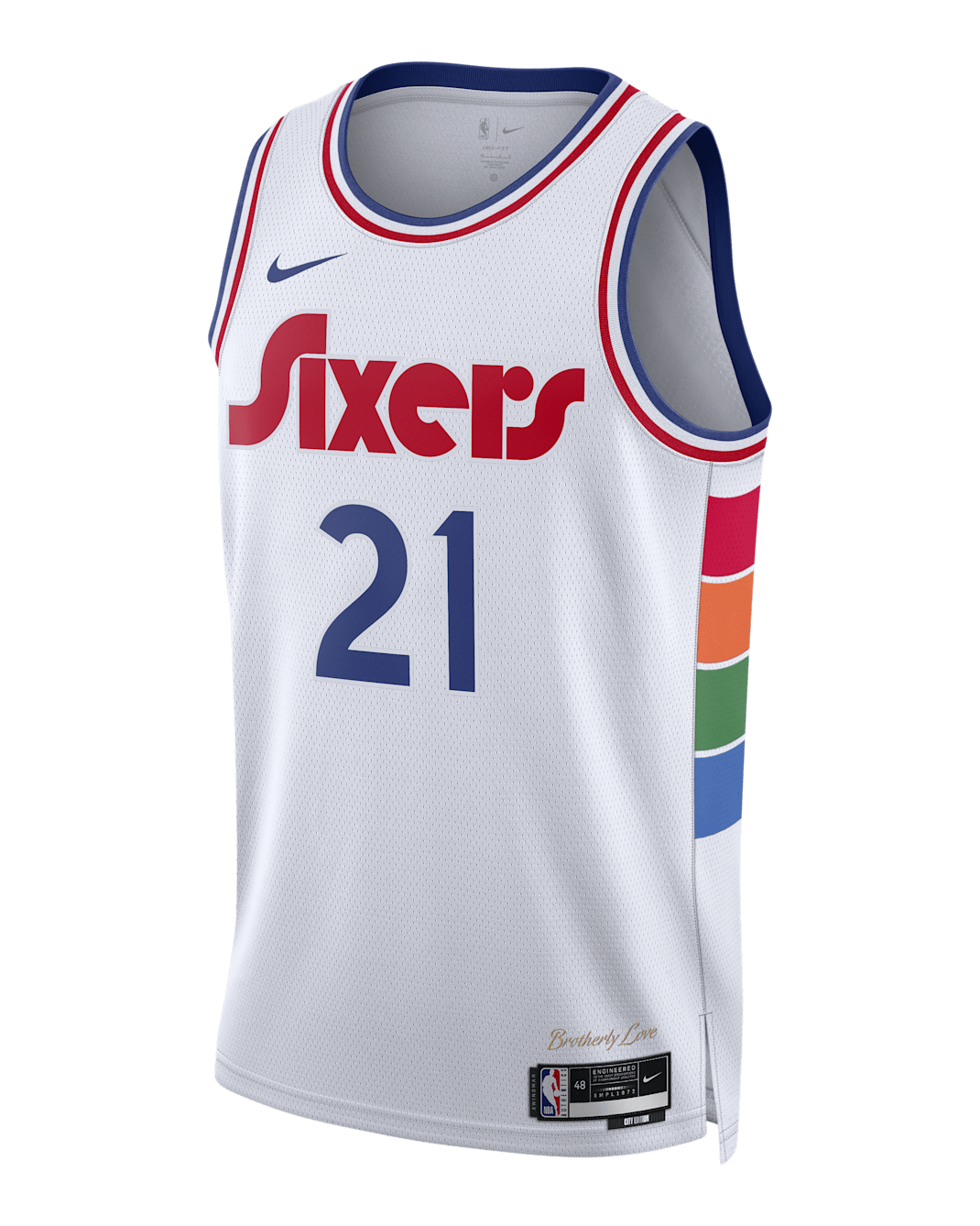 Joel Embiid Philadelphia 76ers 2024/25 City Edition Men's Nike Dri-FIT NBA Swingman Jersey - White
