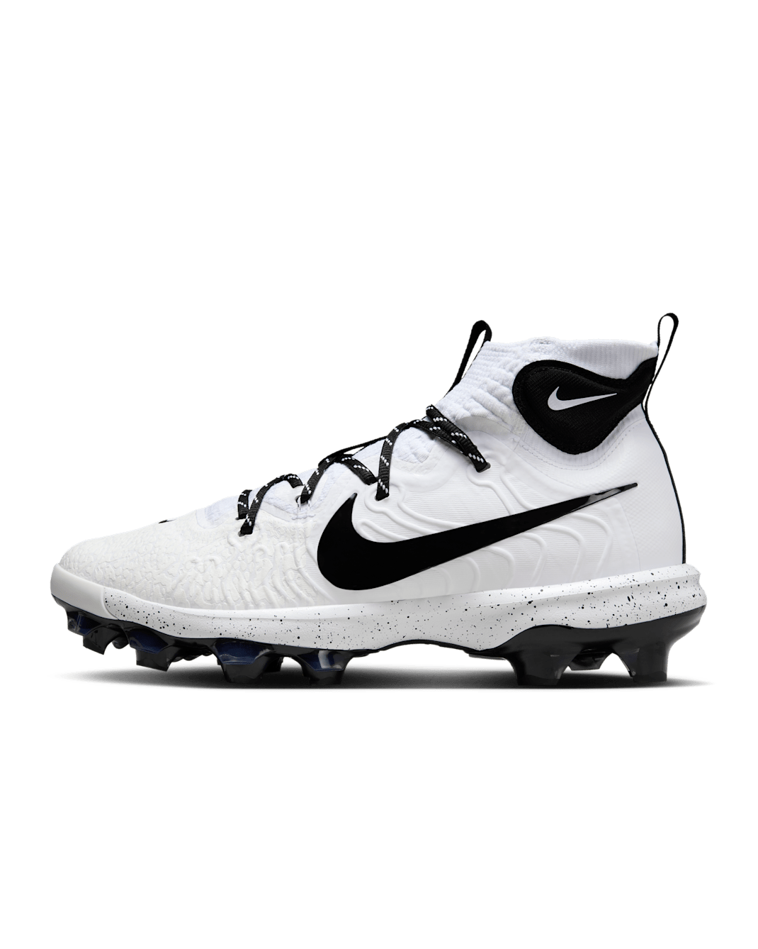Nike Alpha Huarache NXT MCS Men's Baseball Cleats - White/Black