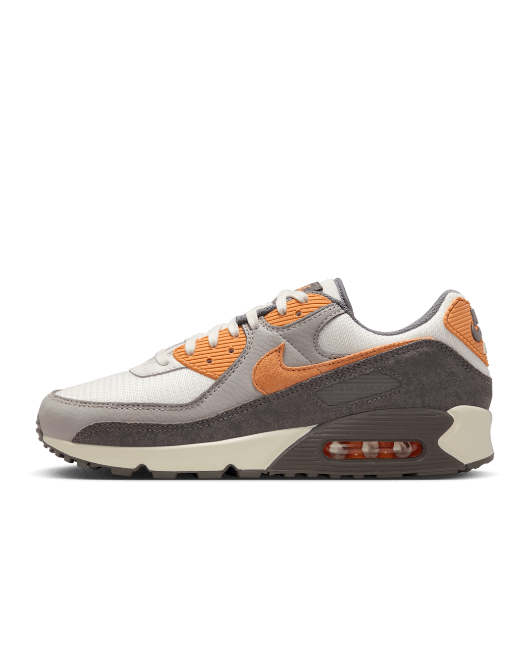 Nike Air Max 90 Premium Men's Shoes - Flat Pewter/College Grey/Phantom/Copper Moon