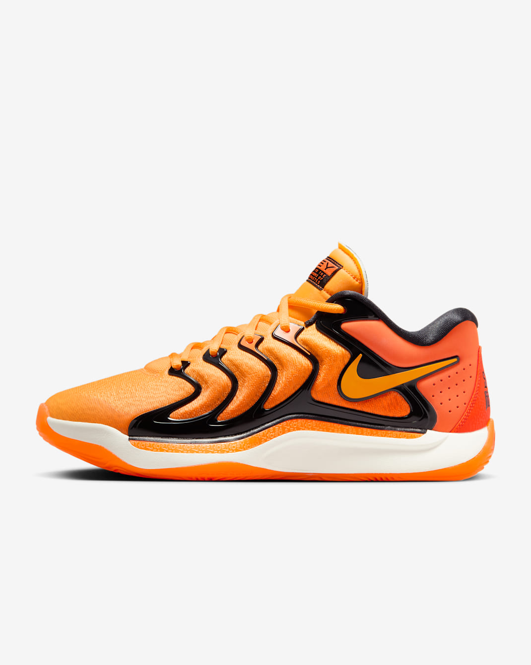 Tenis de básquetbol KD17 - Naranja seguridad/Naranja total/Negro/Reloj de sol