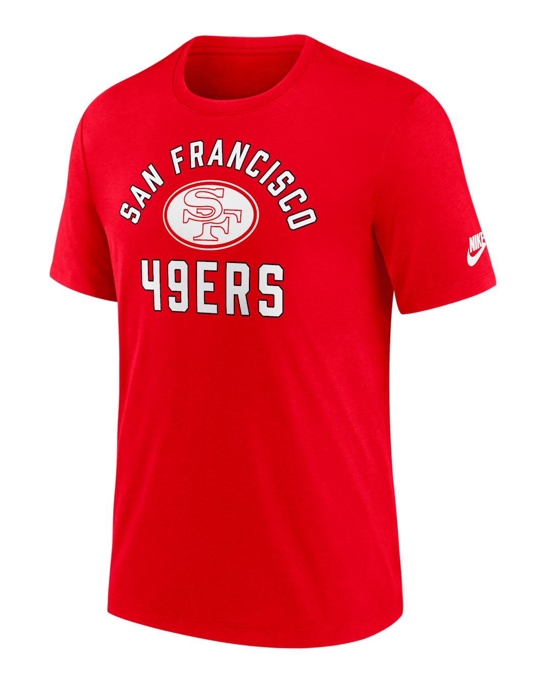 San Francisco 49ers Favorable Timeline Men's Nike NFL T-Shirt - University Red