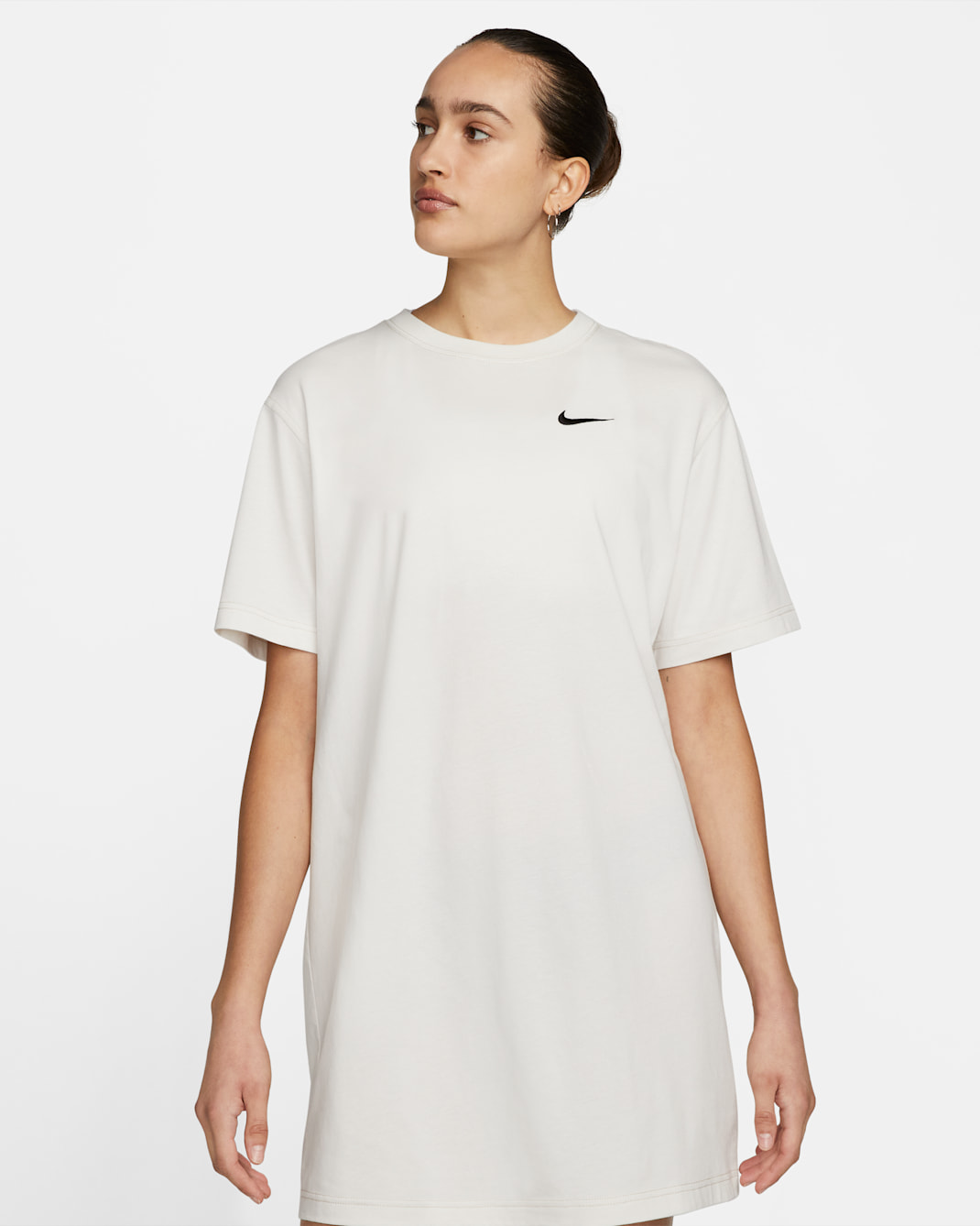 Nike Sportswear Swoosh Women's Short-Sleeve Dress - Phantom/Sand Drift/Sand Drift/Black
