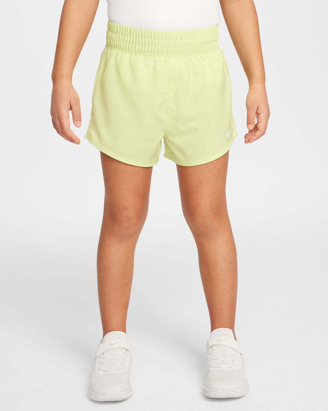 Nike Dri-FIT One Little Kids' Woven Shorts - Lemon Twist