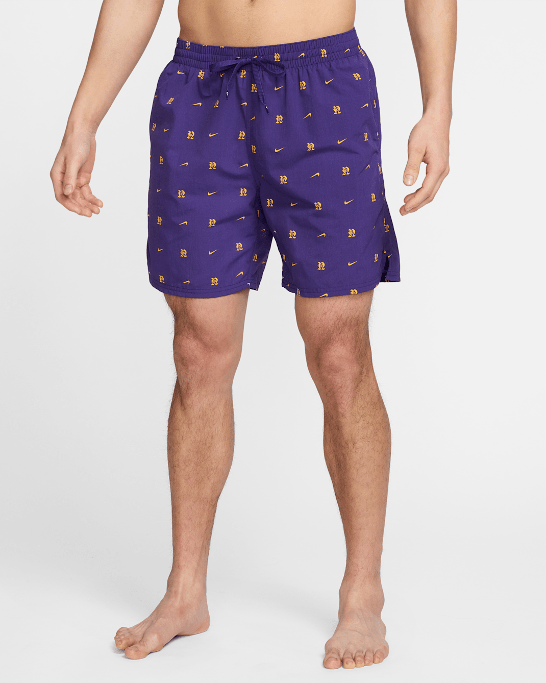Shorts de voleibol de 18 cm con forro completo para hombre Nike Swim Breaker - Morado cancha