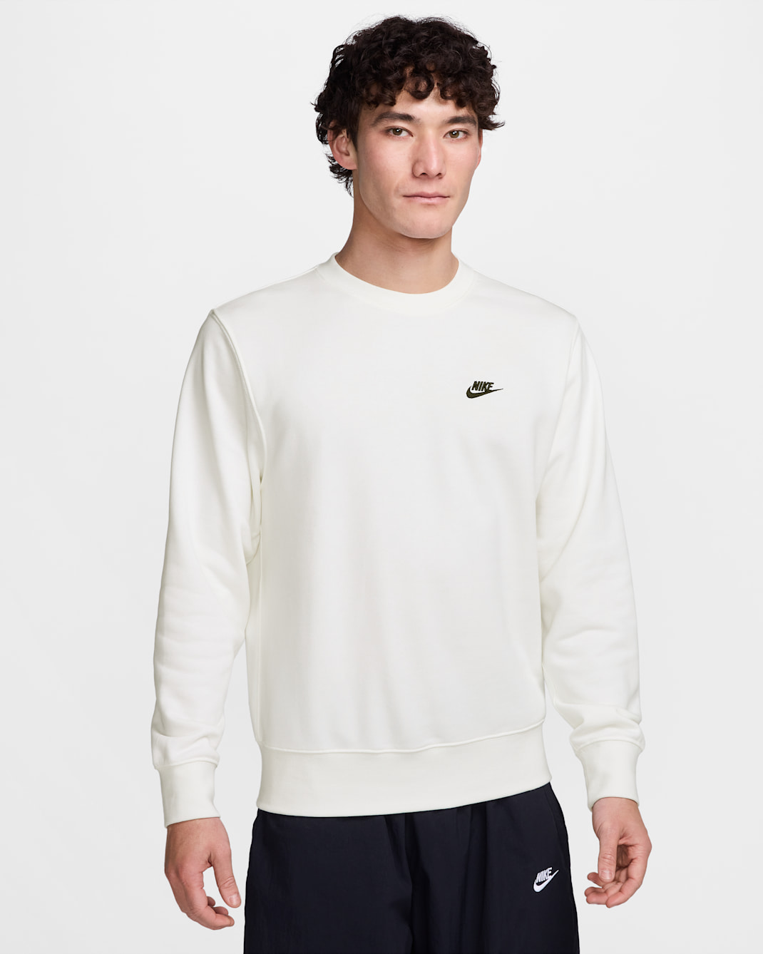 ナイキ クラブ メンズ フレンチ テリー クルー - セイル/セイル/ブラック