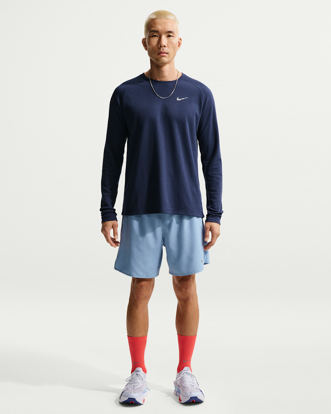 Shorts da running Dri-FIT 2 in 1 18 cm Nike Challenger – Uomo - Work Blue/Work Blue/Nero