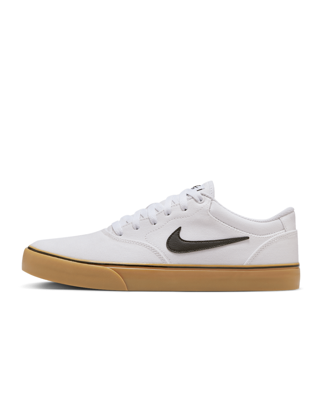 Nike SB Chron 2 Canvas Sabatilles de skateboard - Blanc/Blanc/Gum Light Brown/Negre