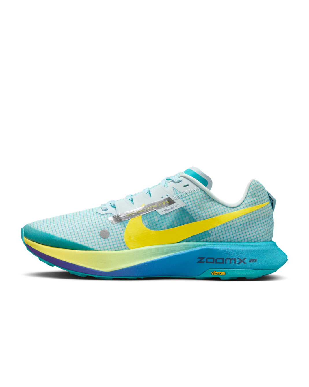 Nike Ultrafly Men's Trail-Racing Shoes - Dusty Cactus/Glacier Blue/Field Purple/Opti Yellow