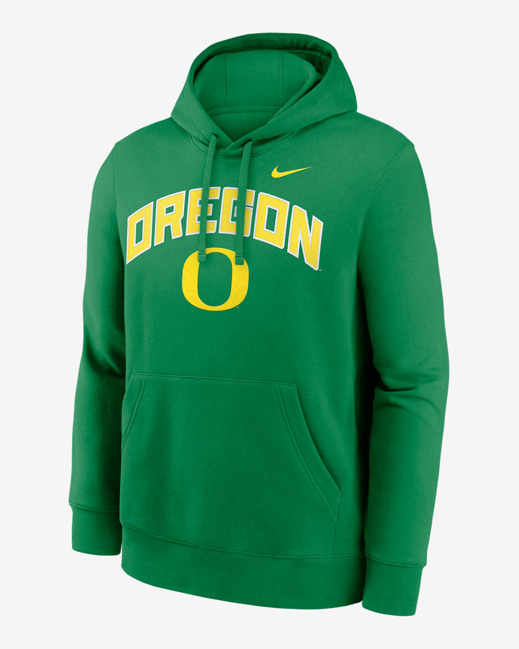 Oregon Arch Men's Nike College Pullover Hoodie - Apple Green