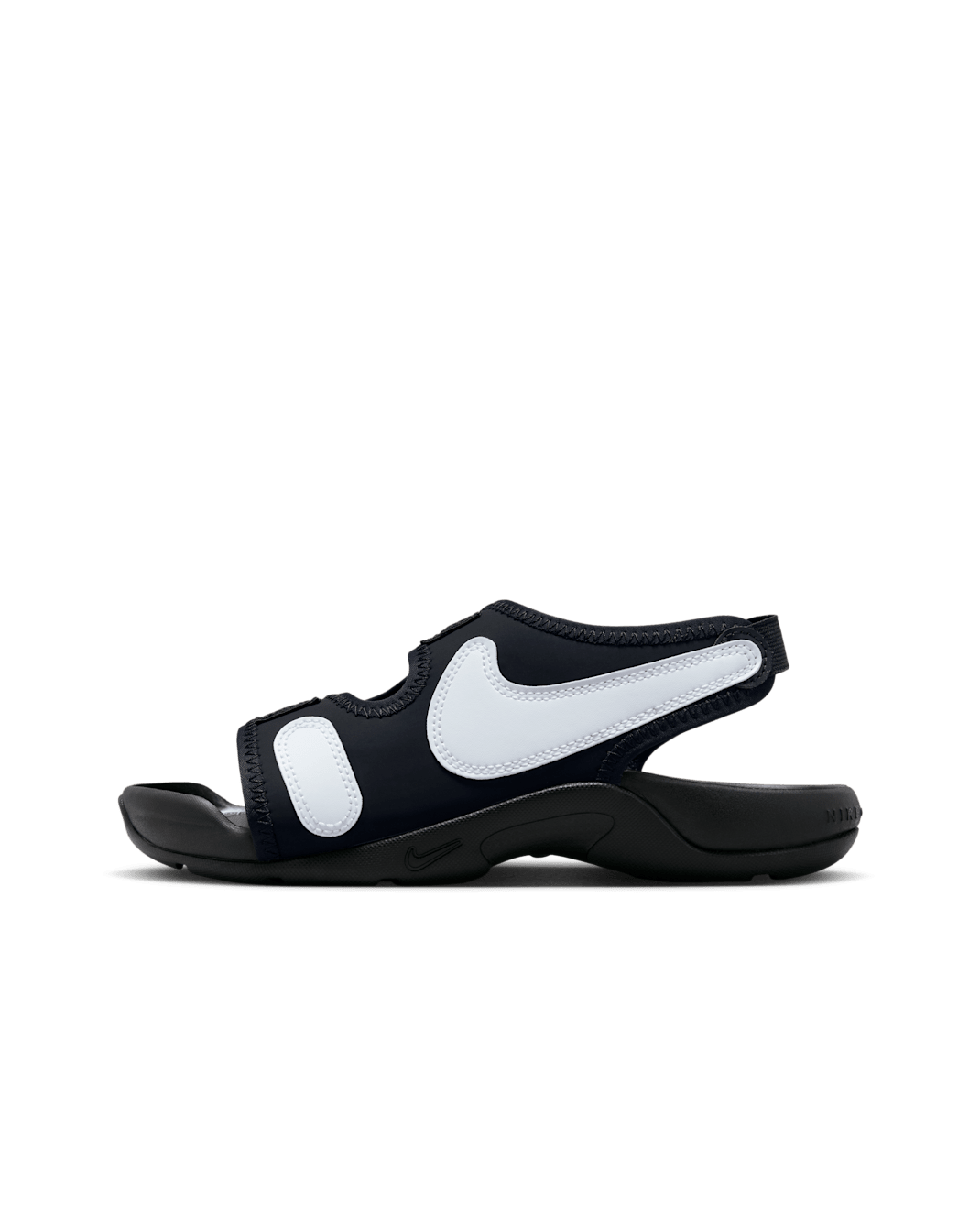 Nike Sunray Adjust 6 Big Kids' Slides - Black/White