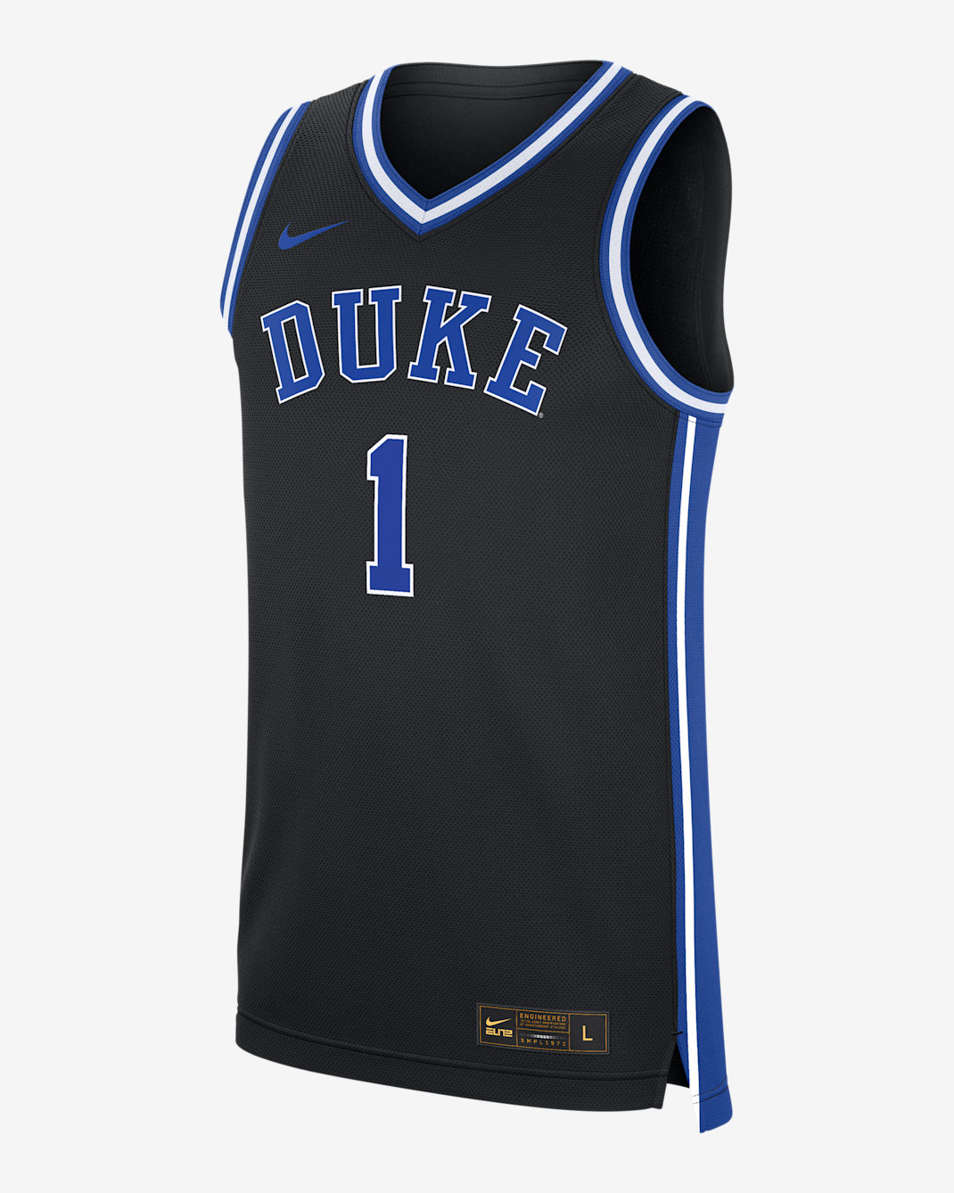Duke Blue Devils Replica Men's Nike College Basketball Jersey - Black