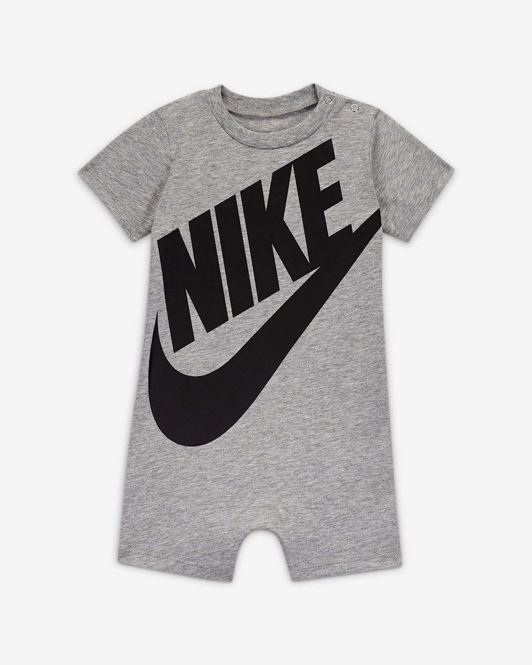 Nike Baby (12–24M) Romper - Dark Grey Heather/Black