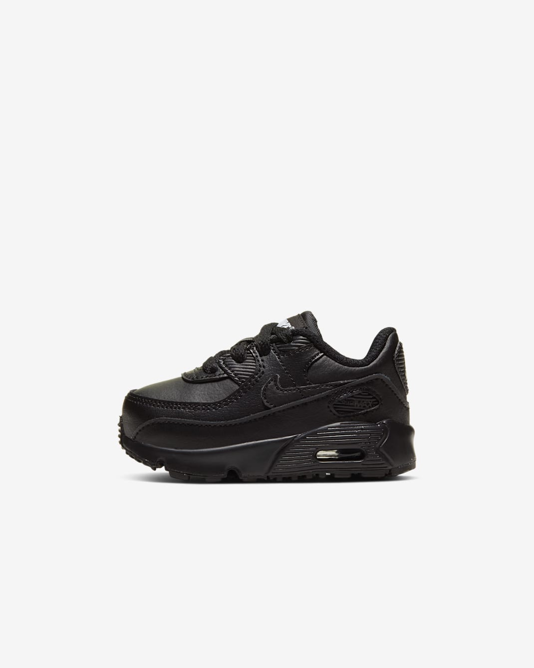 Tenis para bebé e infantil Nike Air Max 90 LTR - Negro/Negro/Blanco/Negro