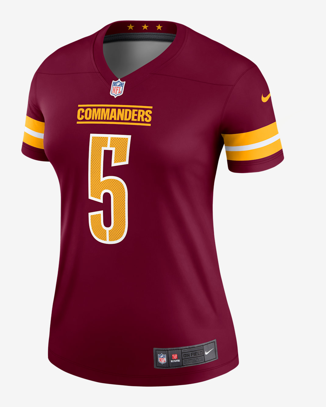 Jayden Daniels Washington Commanders Women's Nike Dri-FIT NFL Legend Jersey - Burgundy